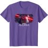 imageStar Wars Ahsoka Part Four Lightsaber Duel vs Marrok Disney TShirtPurple Heather