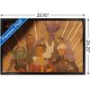 imageTrends International Star Wars Ahsoka  Painting Wall Poster 34L x 224W Premium Unframed VersionBlack Framed Version
