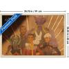 imageTrends International Star Wars Ahsoka  Painting Wall Poster 34L x 224W Premium Unframed VersionBlonde Framed Version