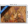 imageTrends International Star Wars Ahsoka  Painting Wall Poster 34L x 224W Premium Unframed VersionGray Framed Version