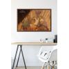imageTrends International Star Wars Ahsoka  Painting Wall Poster 34L x 224W Premium Unframed VersionMahogany Framed Version