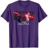 imageStar Wars Ahsoka Part Four Lightsaber Duel vs Marrok Disney TShirtPurple