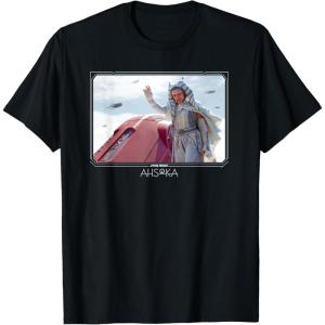 imageStar Wars Ahsoka Part 5 White Costume ampamp Purrgil StarWhales TShirtBlack