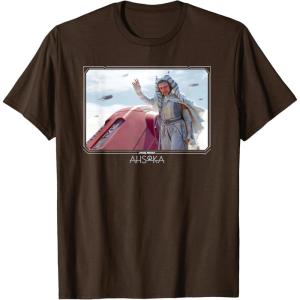 imageStar Wars Ahsoka Part 5 White Costume ampamp Purrgil StarWhales TShirtBrown