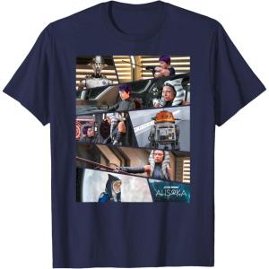imageStar Wars Ahsoka Part Three Sabine Chopper Huyang Disney TShirtNavy Blue
