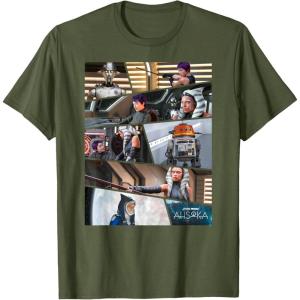 imageStar Wars Ahsoka Part Three Sabine Chopper Huyang Disney TShirtOlive Green