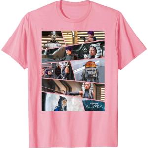 imageStar Wars Ahsoka Part Three Sabine Chopper Huyang Disney TShirtPink