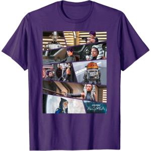 imageStar Wars Ahsoka Part Three Sabine Chopper Huyang Disney TShirtPurple