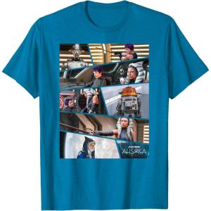 imageStar Wars Ahsoka Part Three Sabine Chopper Huyang Disney TShirtSapphire Blue