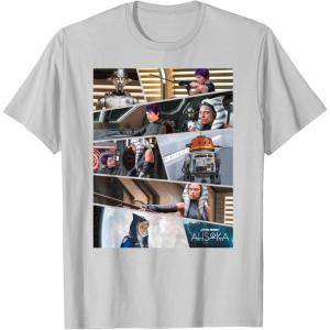 imageStar Wars Ahsoka Part Three Sabine Chopper Huyang Disney TShirtSilver Grey