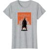 imageStar Wars Ahsoka Full Body City Stencil Portrait TShirtHeather Grey