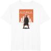 imageStar Wars Ahsoka Full Body City Stencil Portrait TShirtWhite