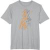 imageStar Wars Ahsoka Outline Paint Brush Strokes Portrait TShirtHeather Grey