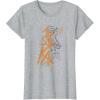 imageStar Wars Ahsoka Outline Paint Brush Strokes Portrait TShirtHeather Grey