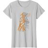 imageStar Wars Ahsoka Outline Paint Brush Strokes Portrait TShirtSilver Grey