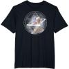 imageStar Wars Ahsoka Part 5 White Costume Lightsabers ampamp StarMap TShirtBlack