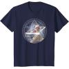 imageStar Wars Ahsoka Part 5 White Costume Lightsabers ampamp StarMap TShirtNavy Blue