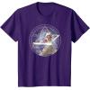 imageStar Wars Ahsoka Part 5 White Costume Lightsabers ampamp StarMap TShirtPurple