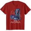 imageStar Wars Ahsoka Part Four Sabine Rebel Aurebesh Disney TShirtCranberry Red
