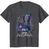 imageStar Wars Ahsoka Part Four Sabine Rebel Aurebesh Disney TShirtDark Heather Grey