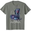 imageStar Wars Ahsoka Part Four Sabine Rebel Aurebesh Disney TShirtOlive Heather