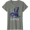 imageStar Wars Ahsoka Part Four Sabine Rebel Aurebesh Disney TShirtOlive Heather