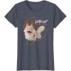 imageStar Wars Ahsoka Sabines LothCat Aurebesh Disney TShirtHeather Blue
