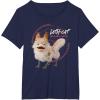 imageStar Wars Ahsoka Sabines LothCat Aurebesh Disney TShirtNavy Blue