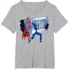 imageStar Wars Ahsoka Spacesuit Lightsaber Battle Rebel Jedi TShirtHeather Grey