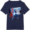 imageStar Wars Ahsoka Spacesuit Lightsaber Battle Rebel Jedi TShirtNavy Blue