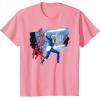 imageStar Wars Ahsoka Spacesuit Lightsaber Battle Rebel Jedi TShirtPink