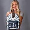 imageStar Wars Ahsoka Tano Character Pattern Faux Leather Tote Bag Mini Backpack