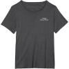imageStar Wars Ahsoka Tano Face ampamp Logo Poster Art Disney 2Sided TShirtDark Heather Grey