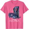 imageStar Wars Ahsoka Part Four Sabine Rebel Aurebesh Disney TShirtPink Heather