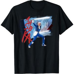 imageStar Wars Ahsoka Spacesuit Lightsaber Battle Rebel Jedi TShirtBlack