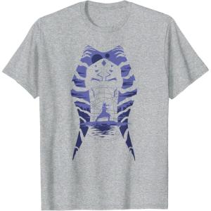 imageStar Wars Ahsoka Tano Alien Worlds Disney TShirtHeather Grey