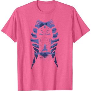 imageStar Wars Ahsoka Tano Alien Worlds Disney TShirtPink Heather