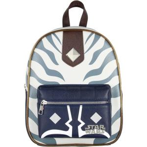 imageStar Wars Ahsoka Tano Character Pattern Faux Leather Tote Bag Mini Backpack