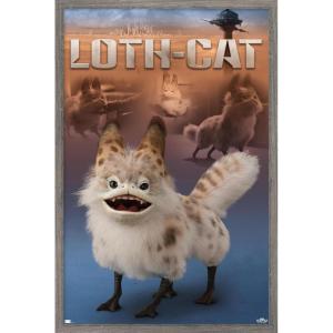 imageTrends International Star Wars Ahsoka  LothCat Wall Poster 34L x 224W Premium Unframed VersionBarnwood Framed Version