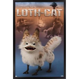 imageTrends International Star Wars Ahsoka  LothCat Wall Poster 34L x 224W Premium Unframed VersionBlack Framed Version