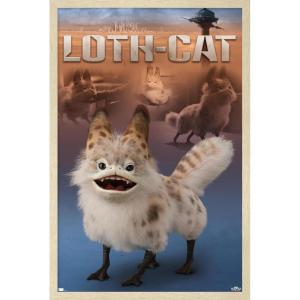 imageTrends International Star Wars Ahsoka  LothCat Wall Poster 34L x 224W Premium Unframed VersionBlonde Framed Version