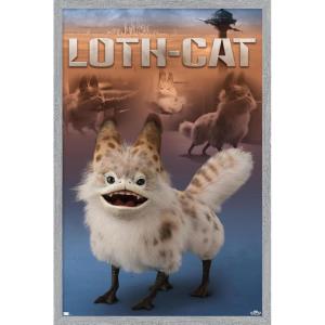 imageTrends International Star Wars Ahsoka  LothCat Wall Poster 34L x 224W Premium Unframed VersionGray Framed Version
