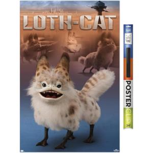 imageTrends International Star Wars Ahsoka  LothCat Wall Poster 34L x 224W Premium Unframed VersionPremium Poster  Clip Bundle