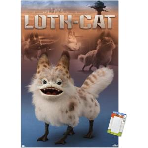 imageTrends International Star Wars Ahsoka  LothCat Wall Poster 34L x 224W Premium Unframed VersionPremium Poster  Mount Bundle