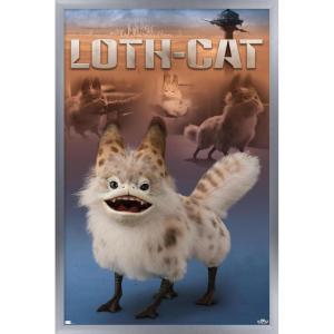 imageTrends International Star Wars Ahsoka  LothCat Wall Poster 34L x 224W Premium Unframed VersionSilver Framed Version