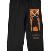 imageAhsoka Disney Lightsabers Mens Black Sleep Pants