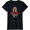 imageStar Wars Ahsoka Tano Jedi Hero Aurebesh Disney TShirtBlack