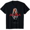 imageStar Wars Ahsoka Tano Jedi Hero Aurebesh Disney TShirtBlack