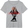 imageStar Wars Ahsoka Tano Jedi Hero Aurebesh Disney TShirtHeather Grey