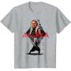 imageStar Wars Ahsoka Tano Jedi Hero Aurebesh Disney TShirtHeather Grey